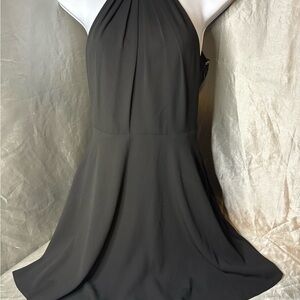 Express Elegant Black Strapless Dress